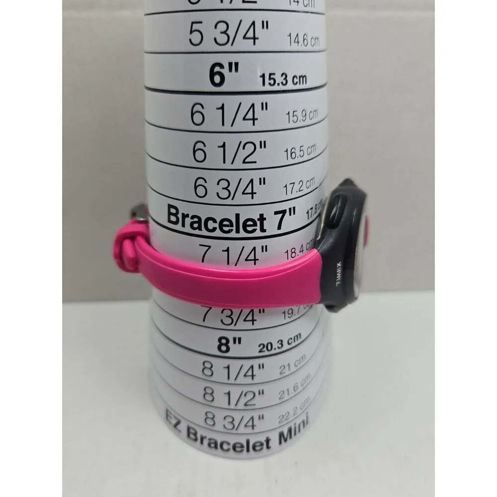 Timex Ironman Triathlon 10 Lap Womens Watch Pink Purple Indiglo New Battery